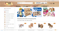 Desktop Screenshot of holzspielzeug-peitz.de